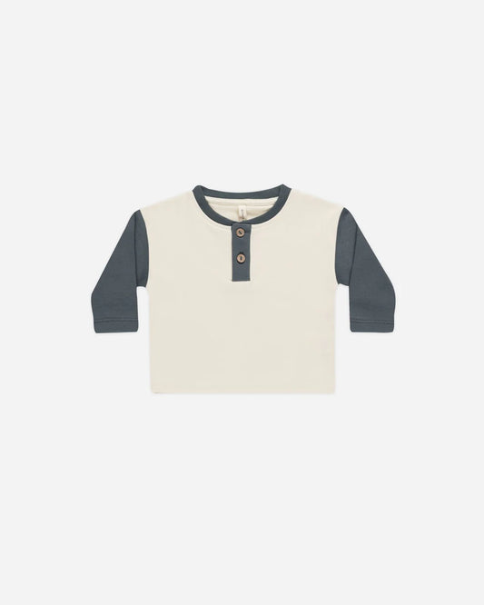 QM LS Henley Tee