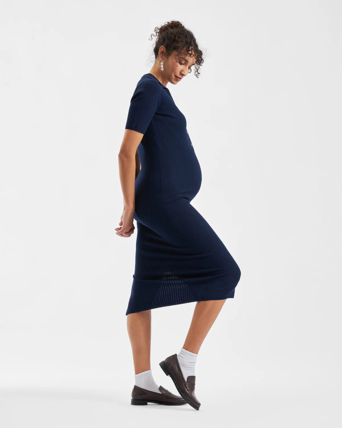 Ripe Maddy Knit Polo Dress