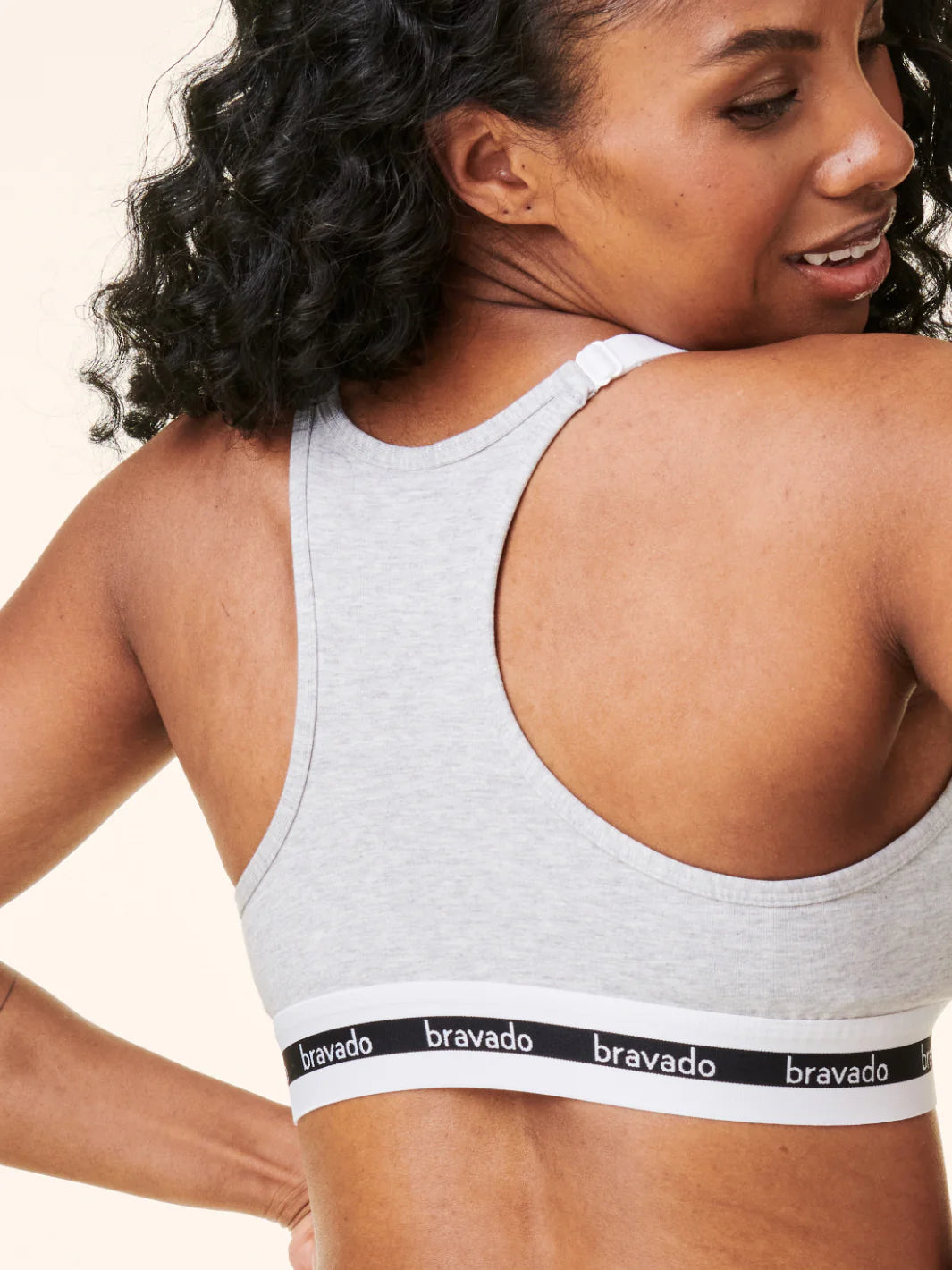 Bravado Sustainable Original Nursing Bra in Dove Heather