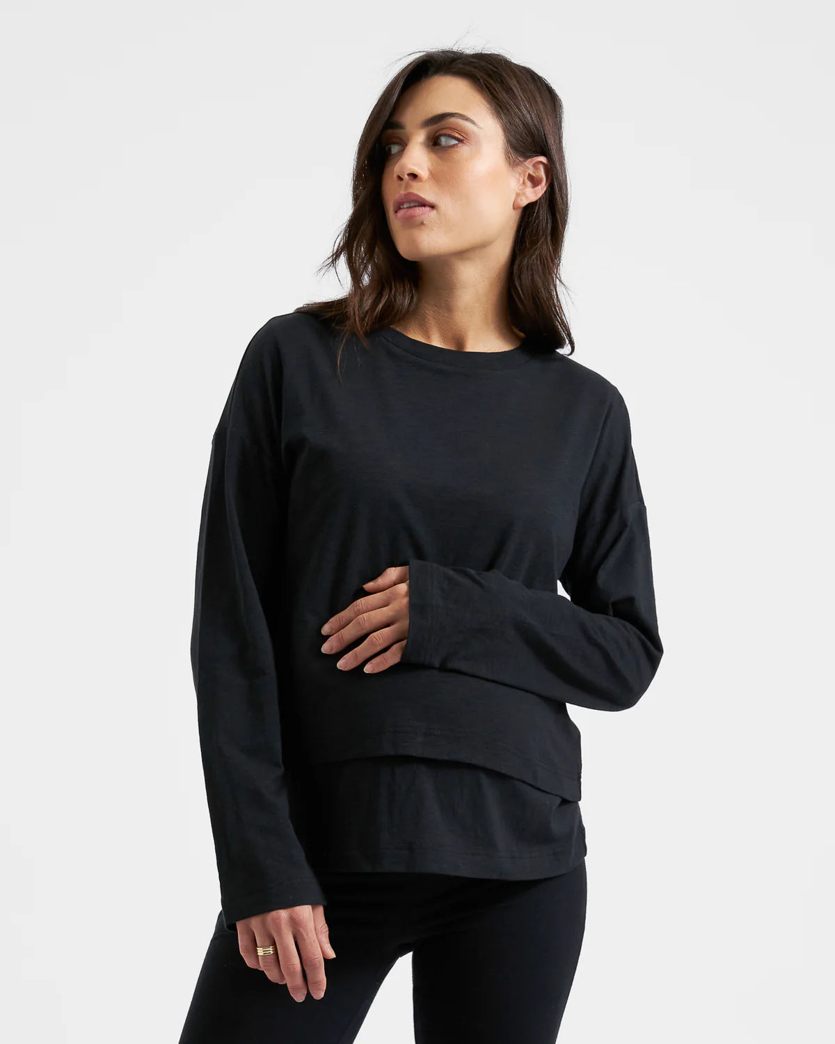 Ripe Claud LS Nursing Top