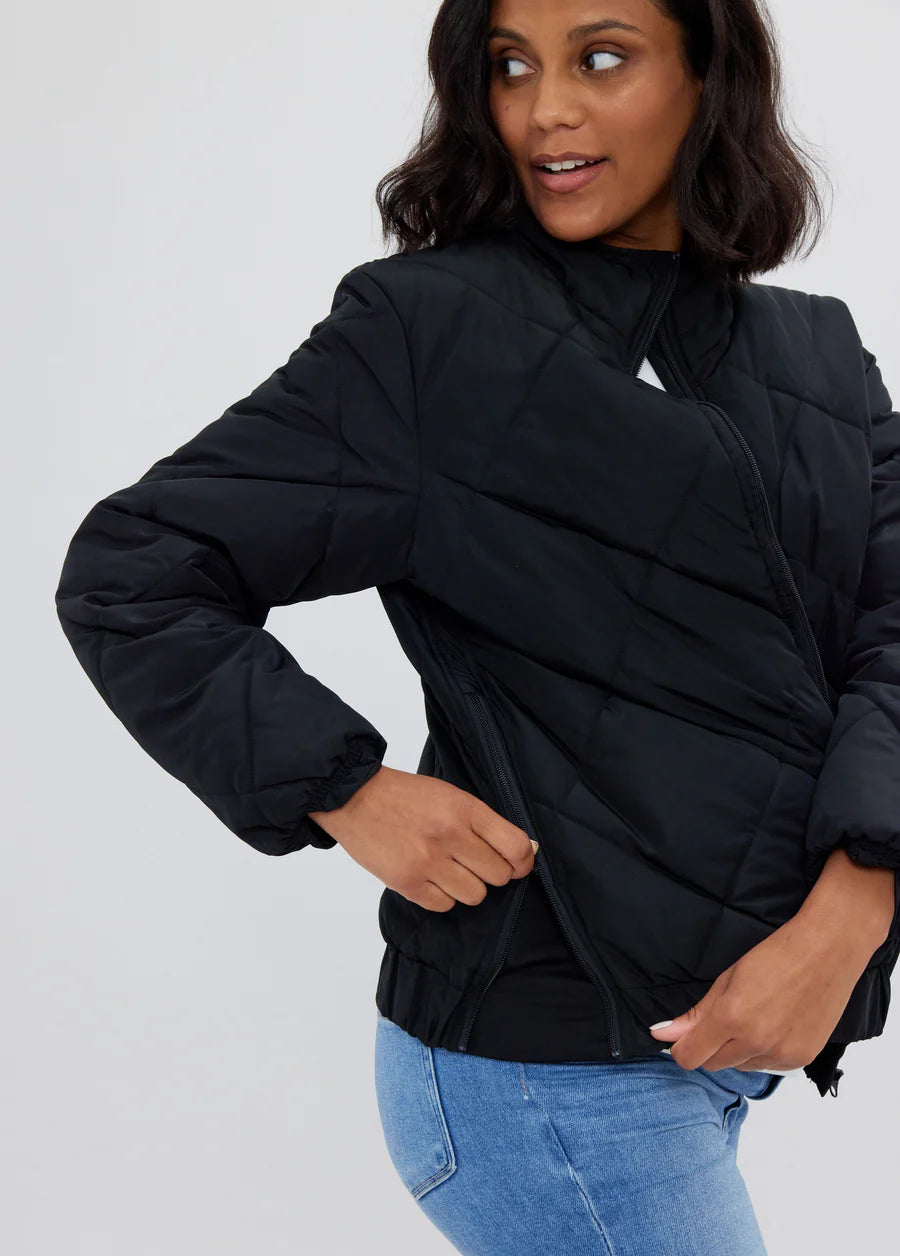 Ingrid + Isabel Grow With You Puffer Maternity Jacket
