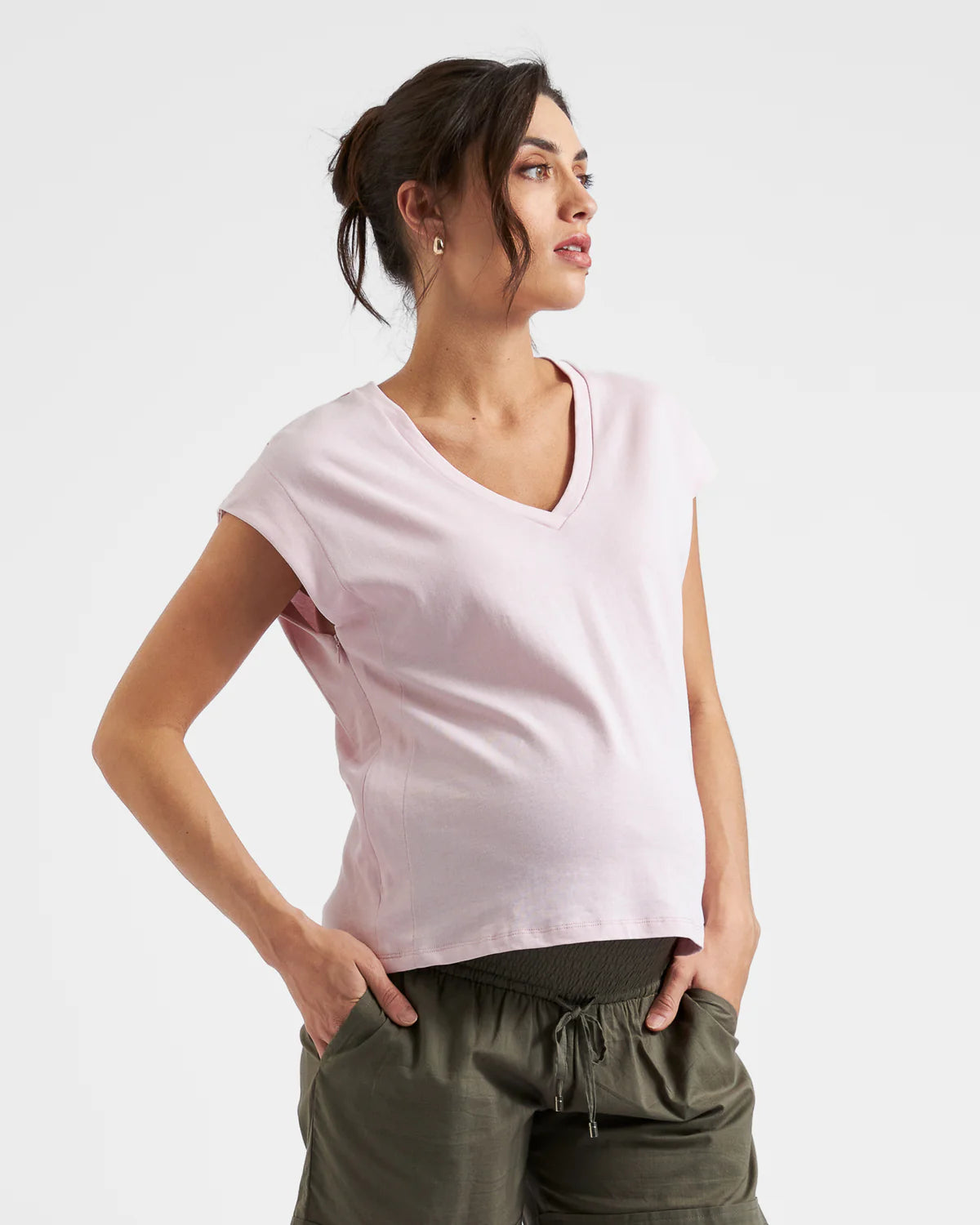 Ripe Marly Zip Nursing Tee