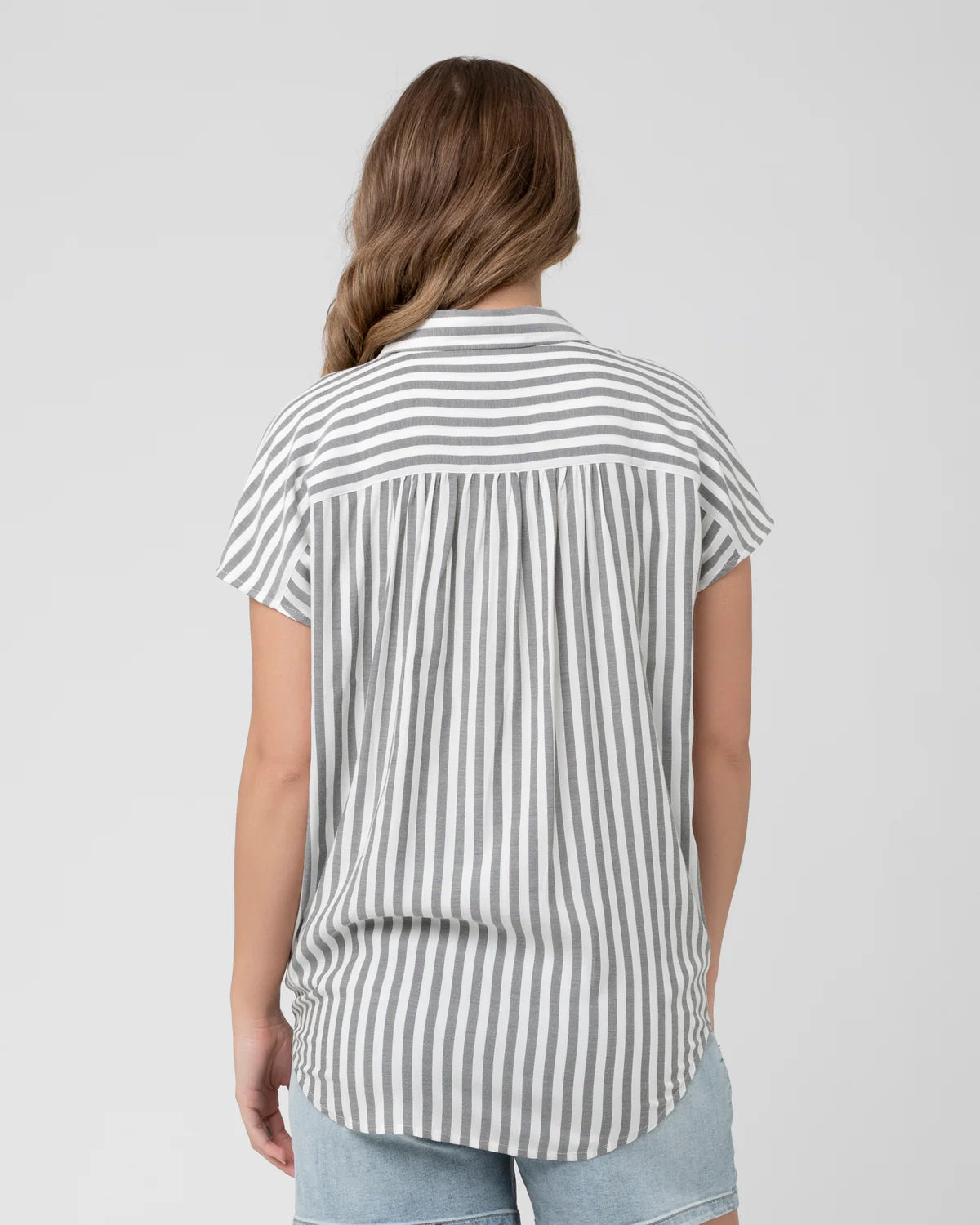 Ripe Ada Relaxed Shirt in Black/White
