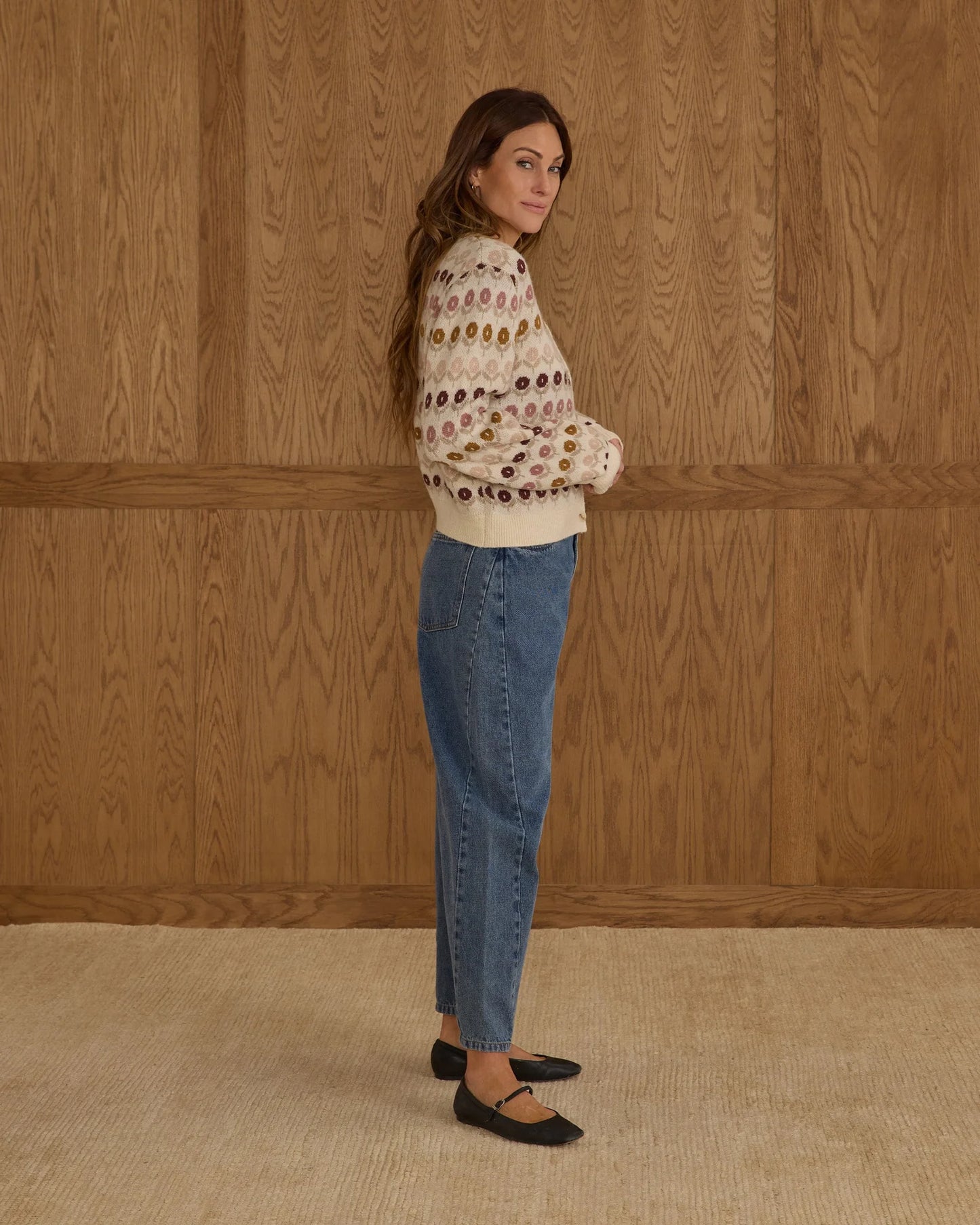 RC Cheyenne Cardigan Floral Jacquard