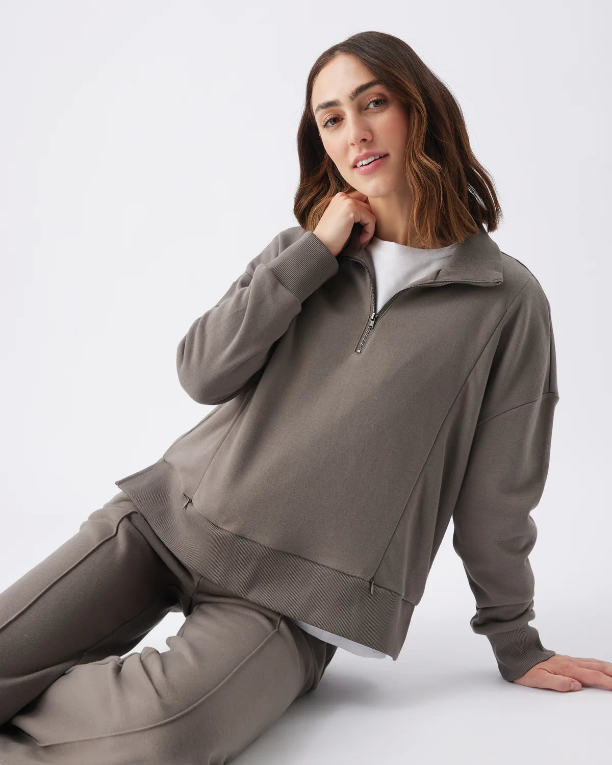 Ripe Terry Wide Leg Jogger