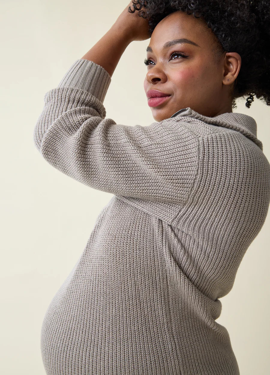 Ingrid + Isabel Cozy Quarter Zip Sweater