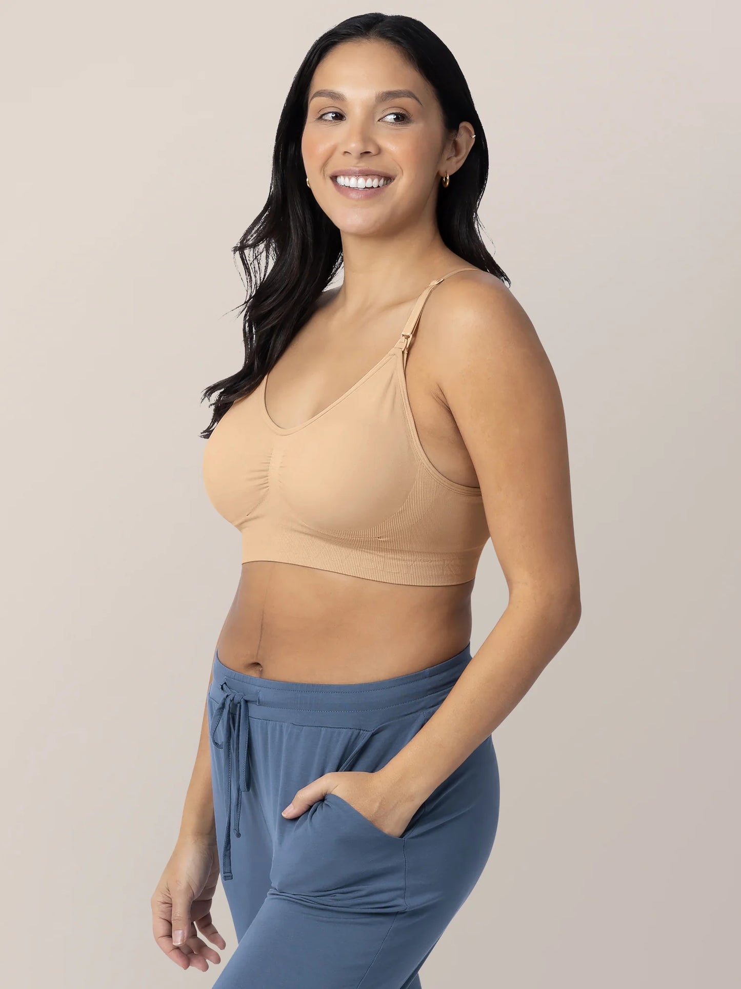 Kindred Bravely Simply Sublime Nursing Bra in Beige