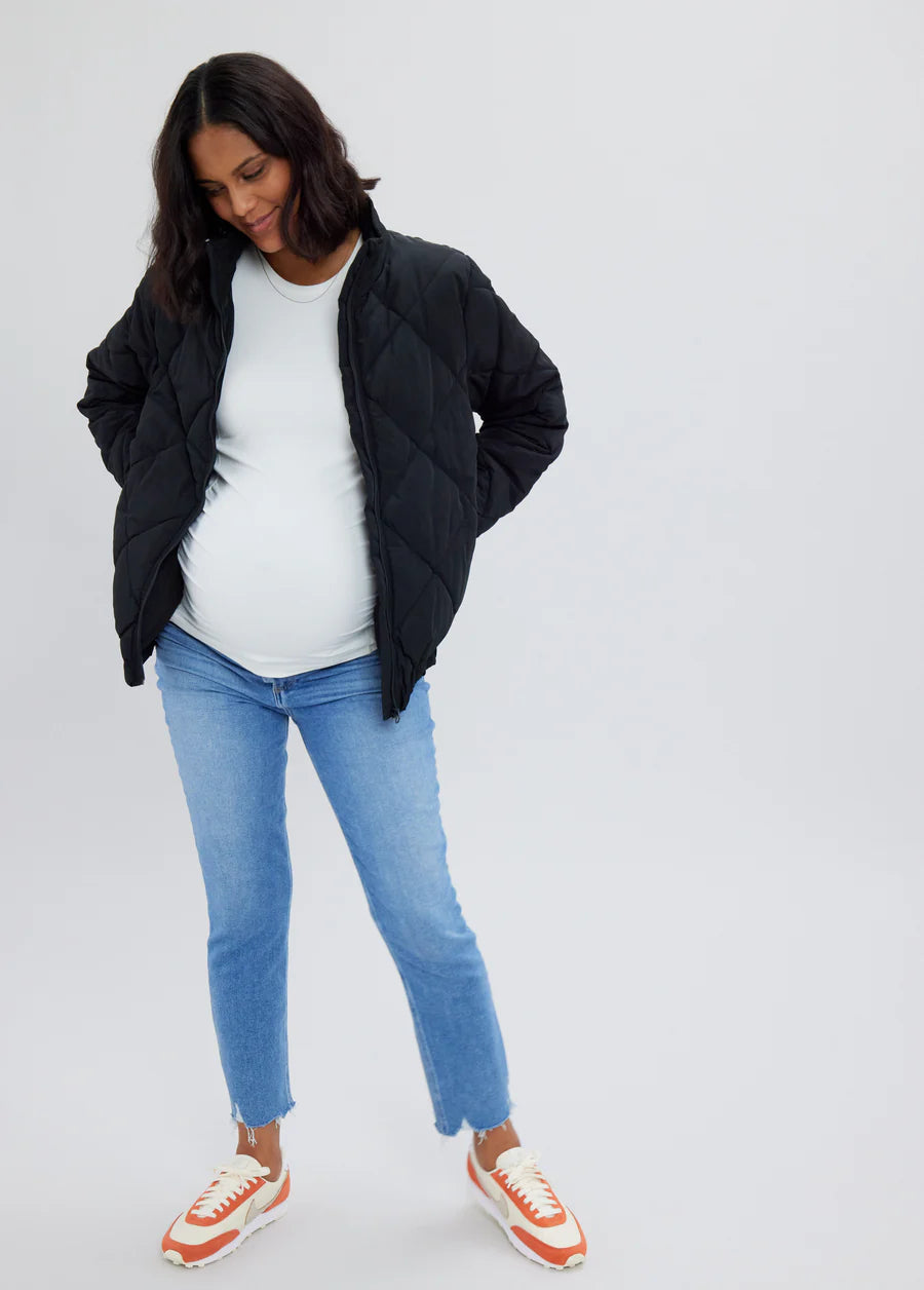 Ingrid + Isabel Grow With You Puffer Maternity Jacket
