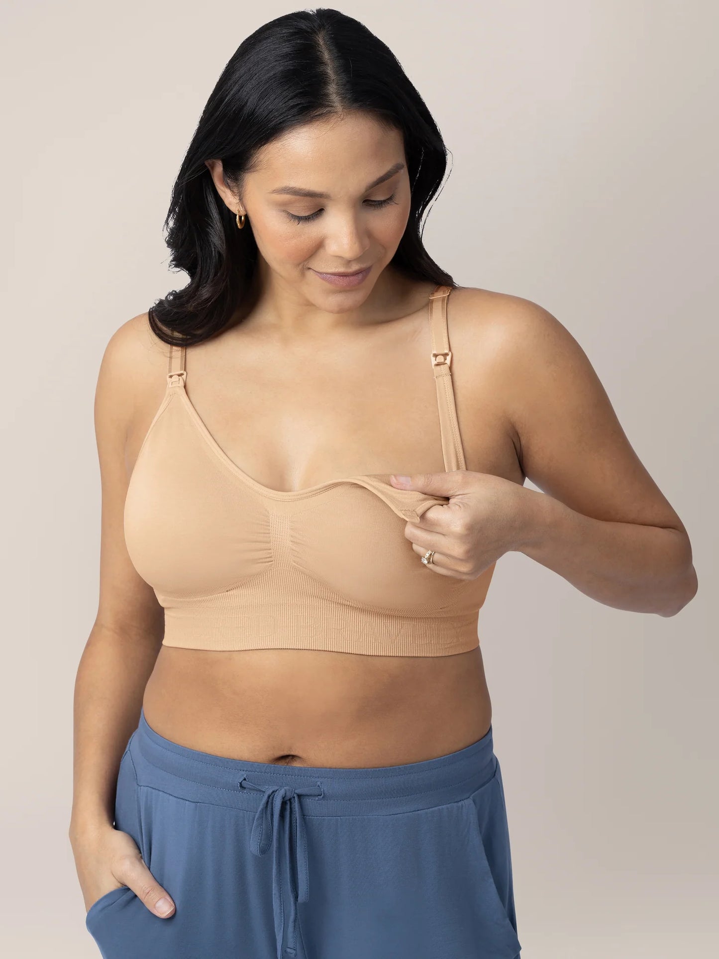 Kindred Bravely Simply Sublime Nursing Bra in Beige