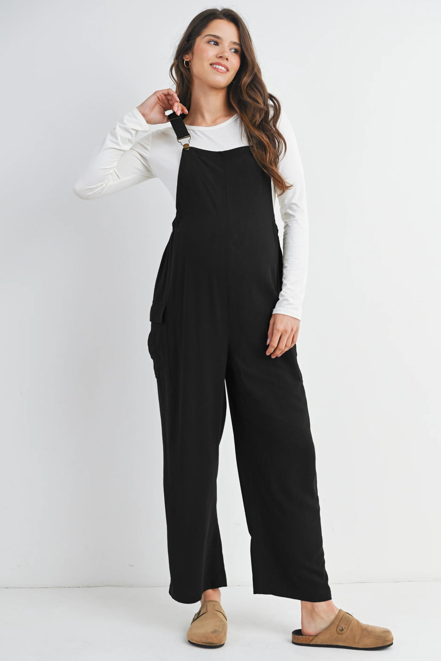 Hello Miz Straight Leg Maternity Overalls