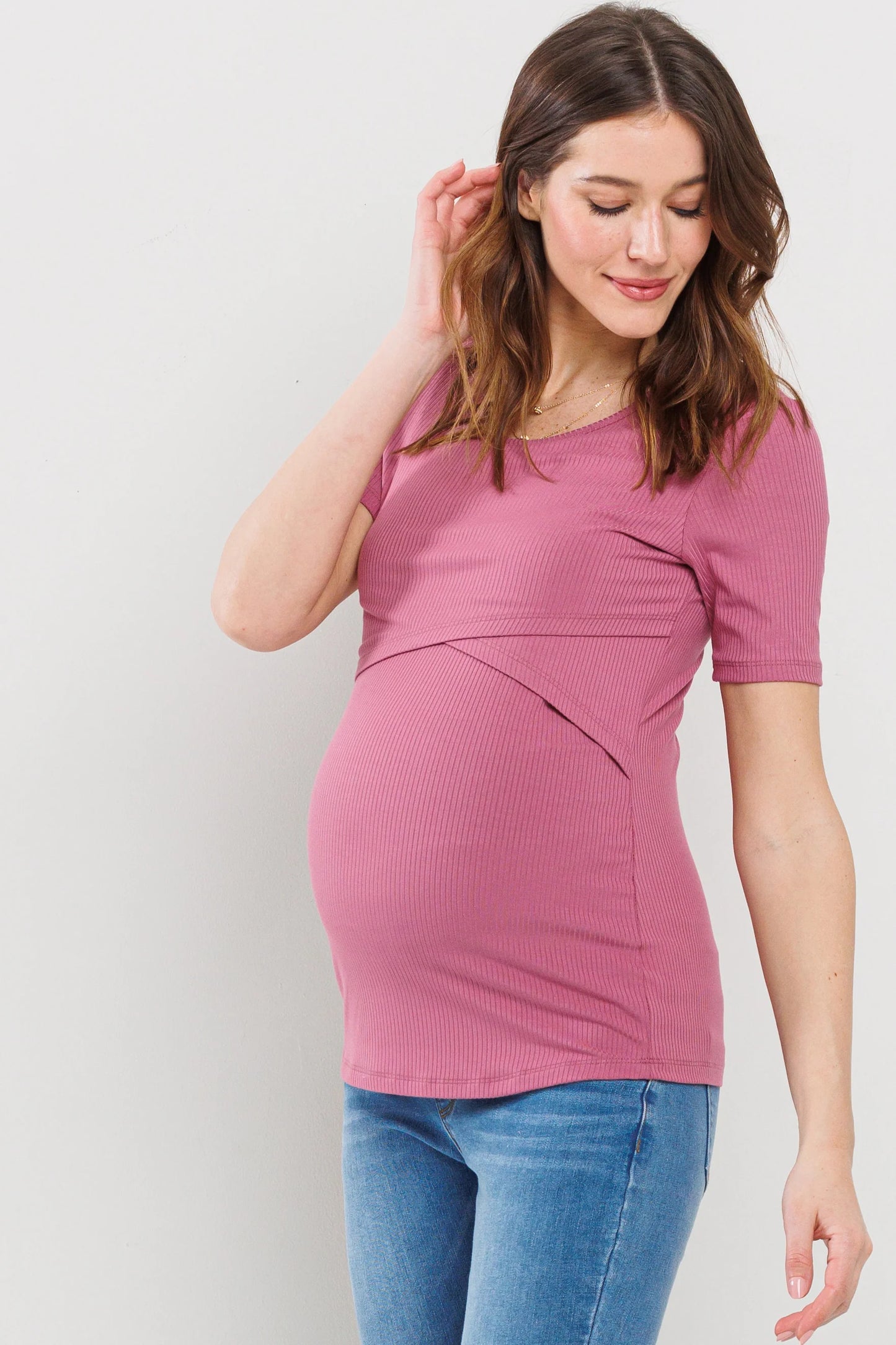 Hello Miz Double Layer Front Nursing SS