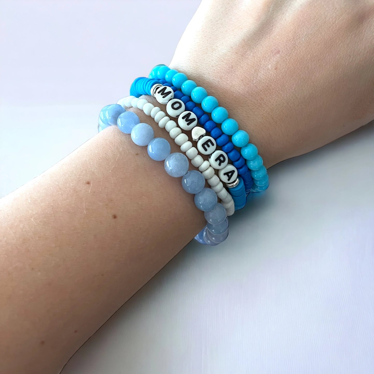 Bohemian Bracelets - Beaded Bracelet Stack - Mom Era