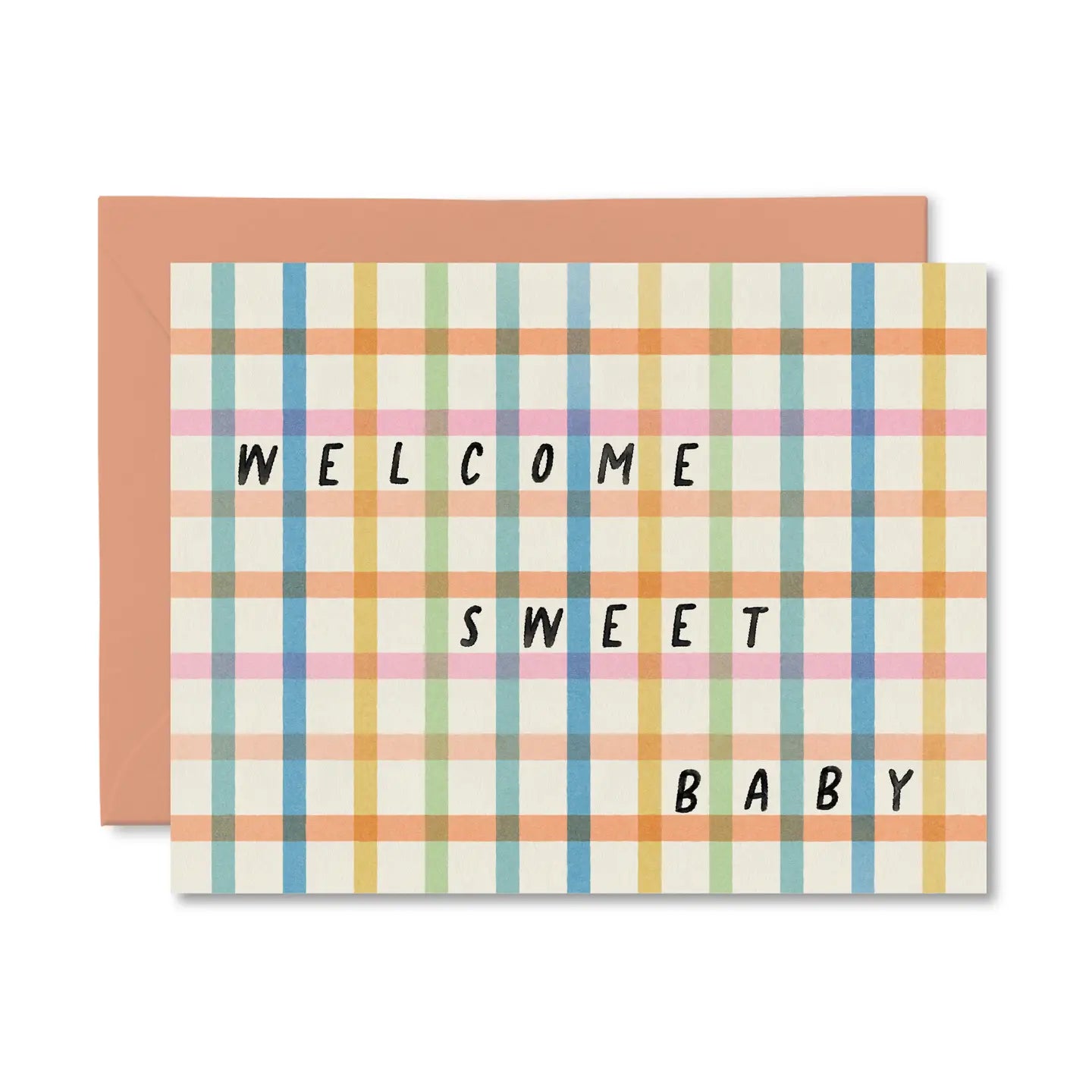 Pretty By Her Welcome Sweet Baby Card