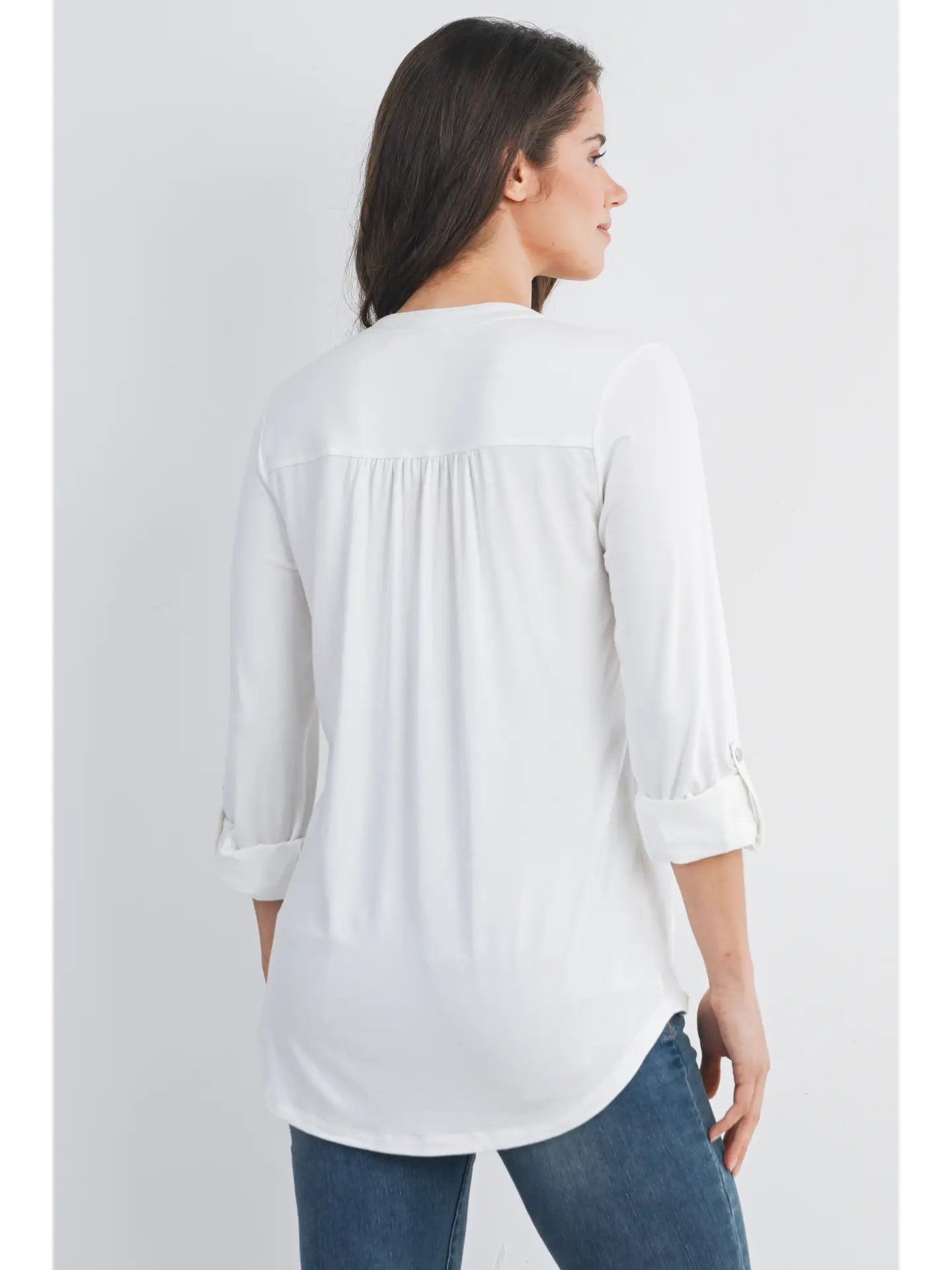 Hello Miz LS Henley Maternity Nursing Top