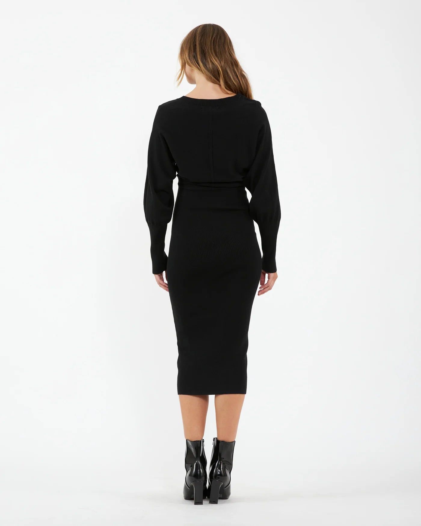 Ripe Sloane Knit Dress in Black