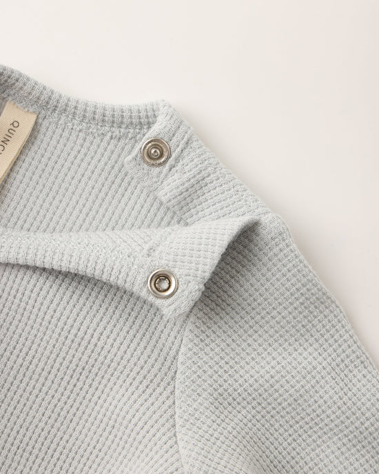 QM Waffle Long Sleeve Bodysuit