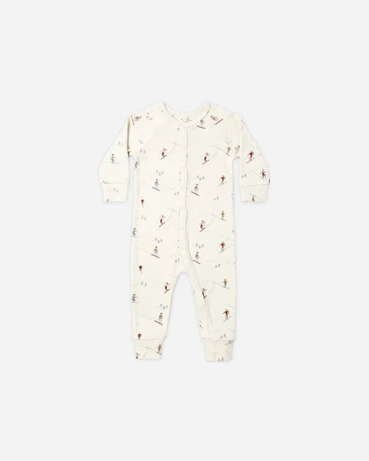 RC Organic Long John Pajamas Skiers
