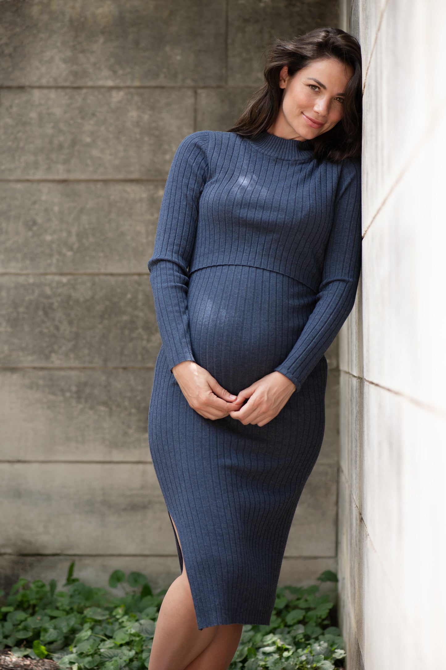 Ripe Nella Rib Nursing Knit Dress