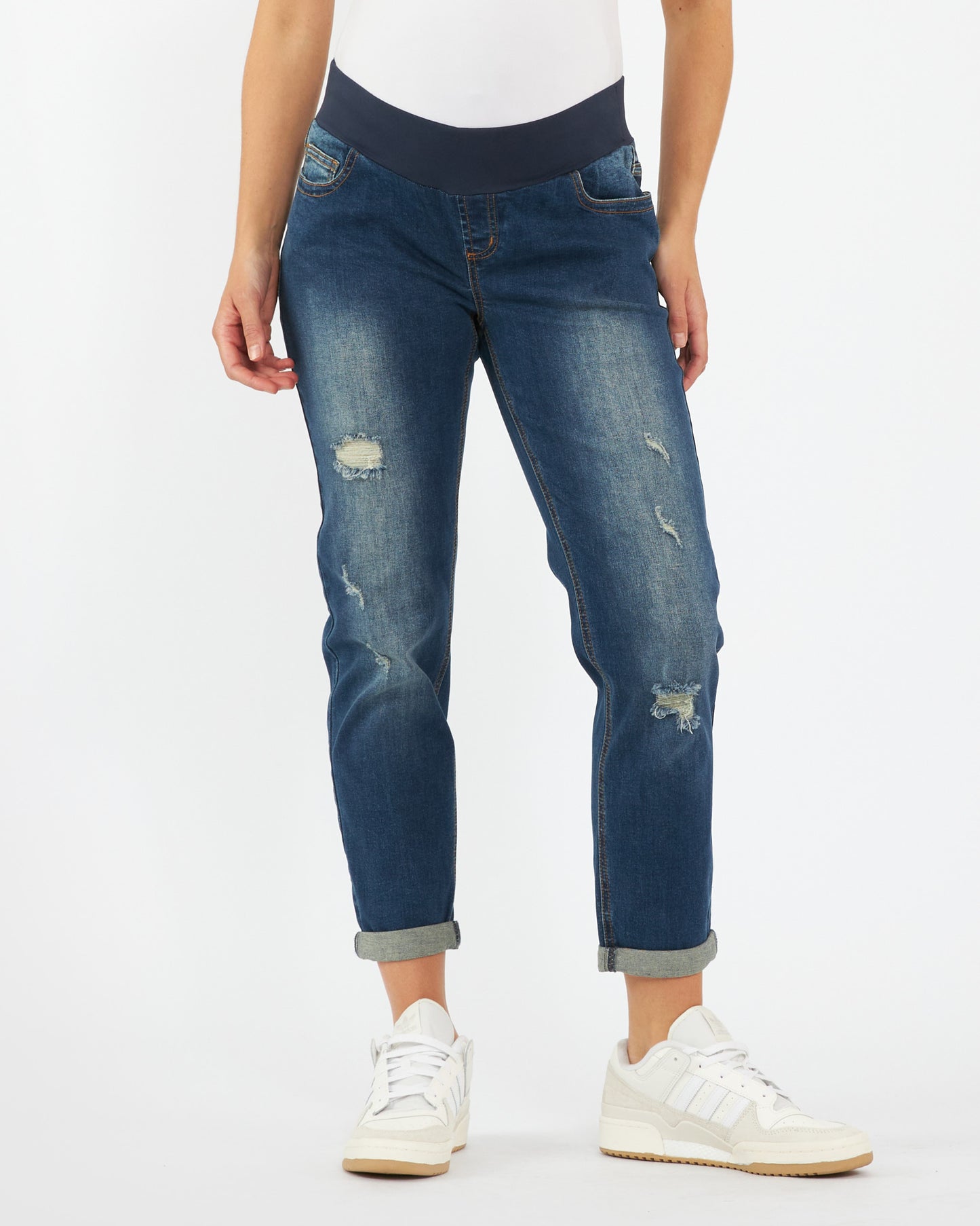 Ripe Baxter Boyfriend Jean in Indigo Fade