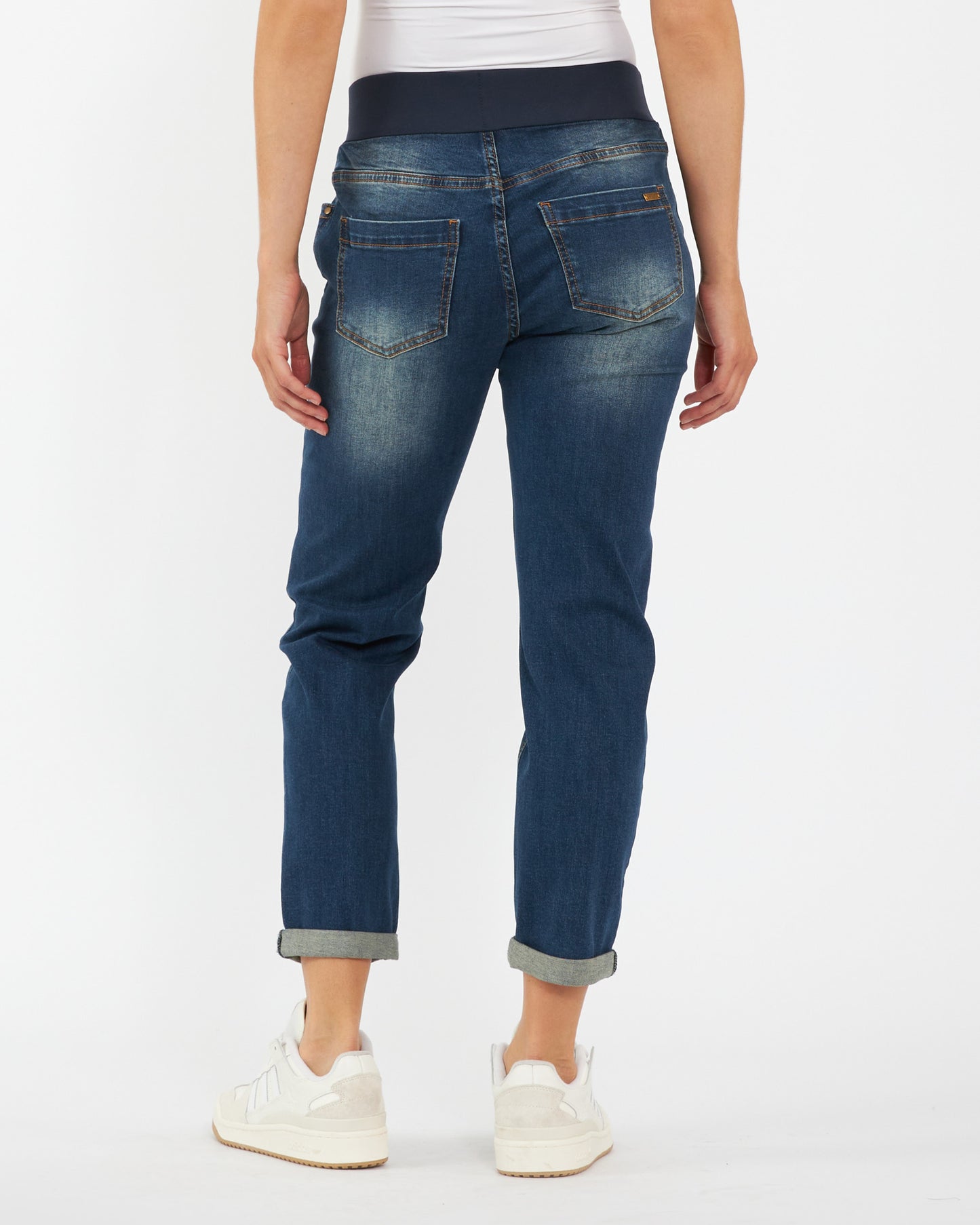 Ripe Baxter Boyfriend Jean in Indigo Fade