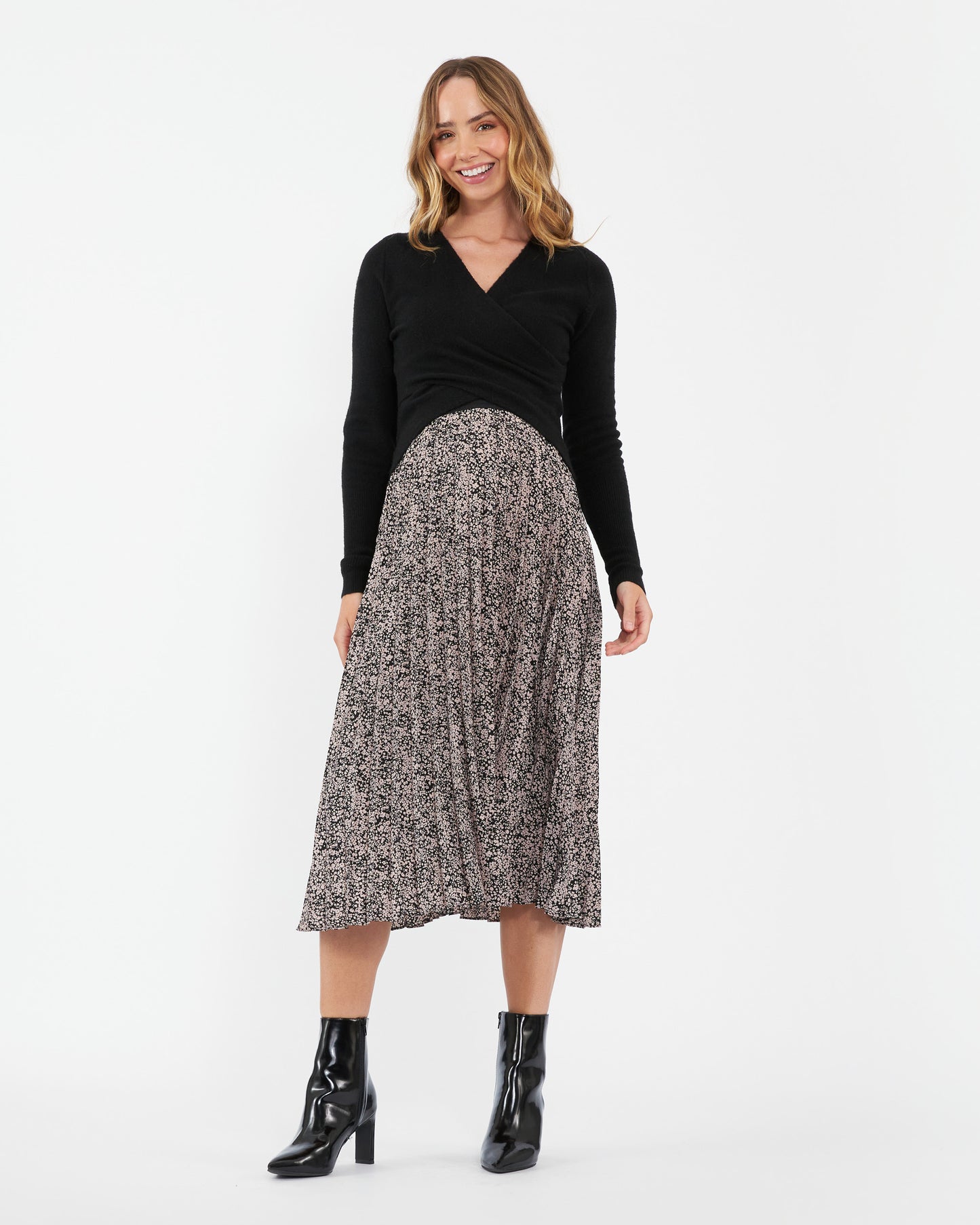 Ripe Florence Pleat Skirt