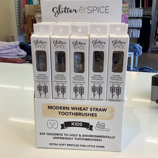 Glitter& Spice Modern Wheat Straw Toothbrush