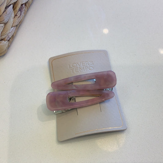 Lovers Tempo Piper Hair Clip 2 Pack - Pink