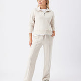 Terry Wide Leg Jogger