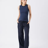 Tamara Satin Pull-On Pant
