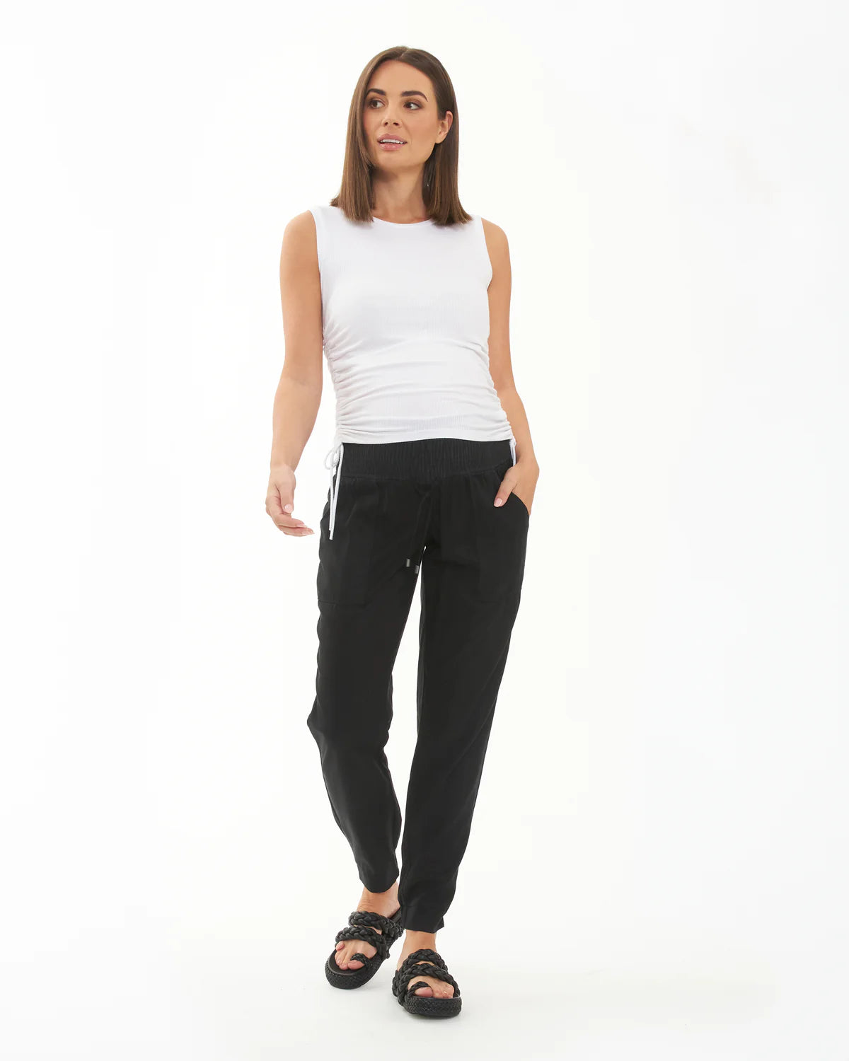 Ripe Tencel Off Duty Pant in Black