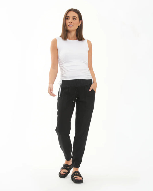 Ripe Tencel Off Duty Pant in Black