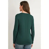 Maternity & Nursing Lift-Up LS Top