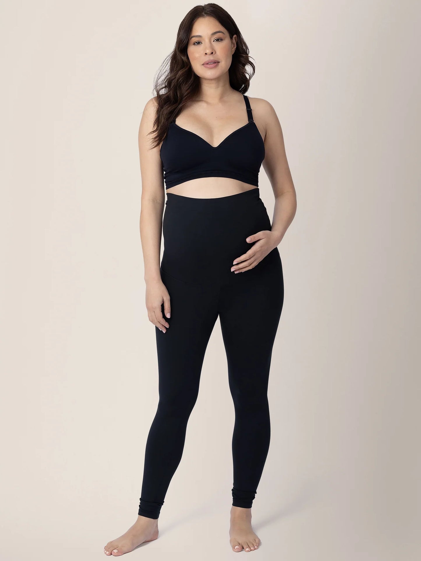 Kindred Bravely Louisa Ultra High Waisted Leggings in Black with Pockets