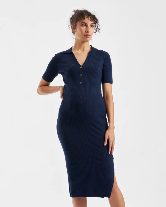 Ripe Maddy Knit Polo Dress