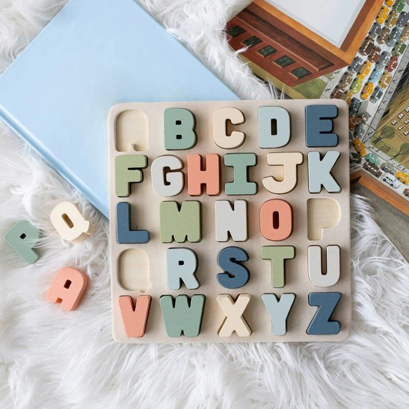 Pearhead Alphabet Wooden Puzzle