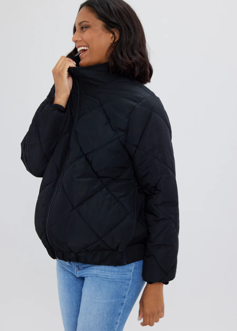 Ingrid + Isabel Grow With You Puffer Maternity Jacket