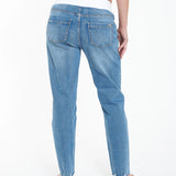 Jamie Raw Edge Jean in Vintage Wash