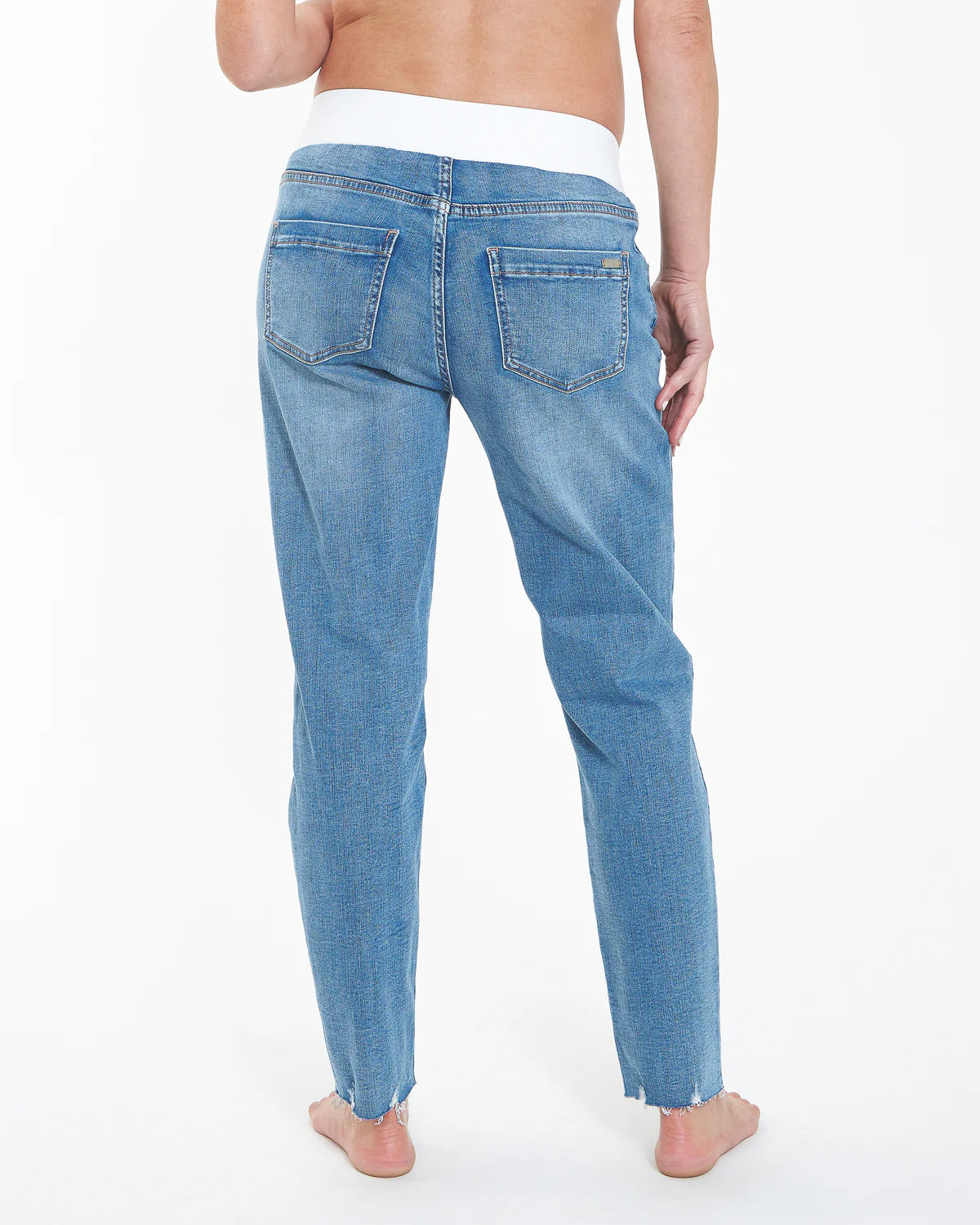 Ripe Jamie Raw Edge Jean in Vintage Wash
