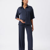 Tamara Satin Pull-On Pant