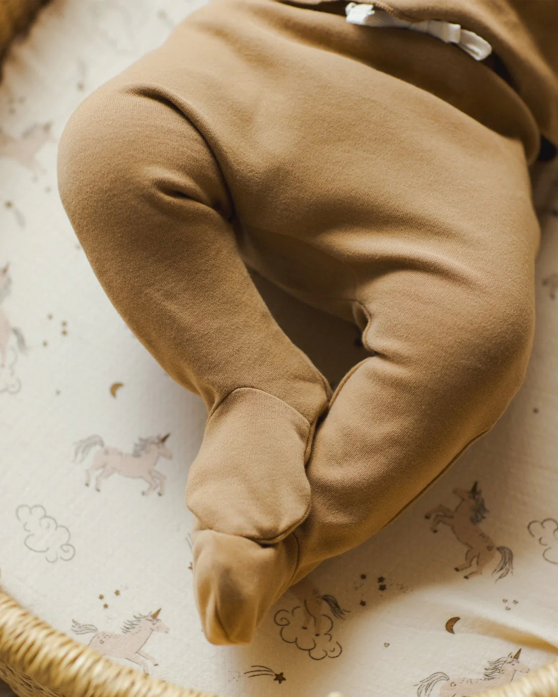 QM Wrap Top + Footed Pant Set