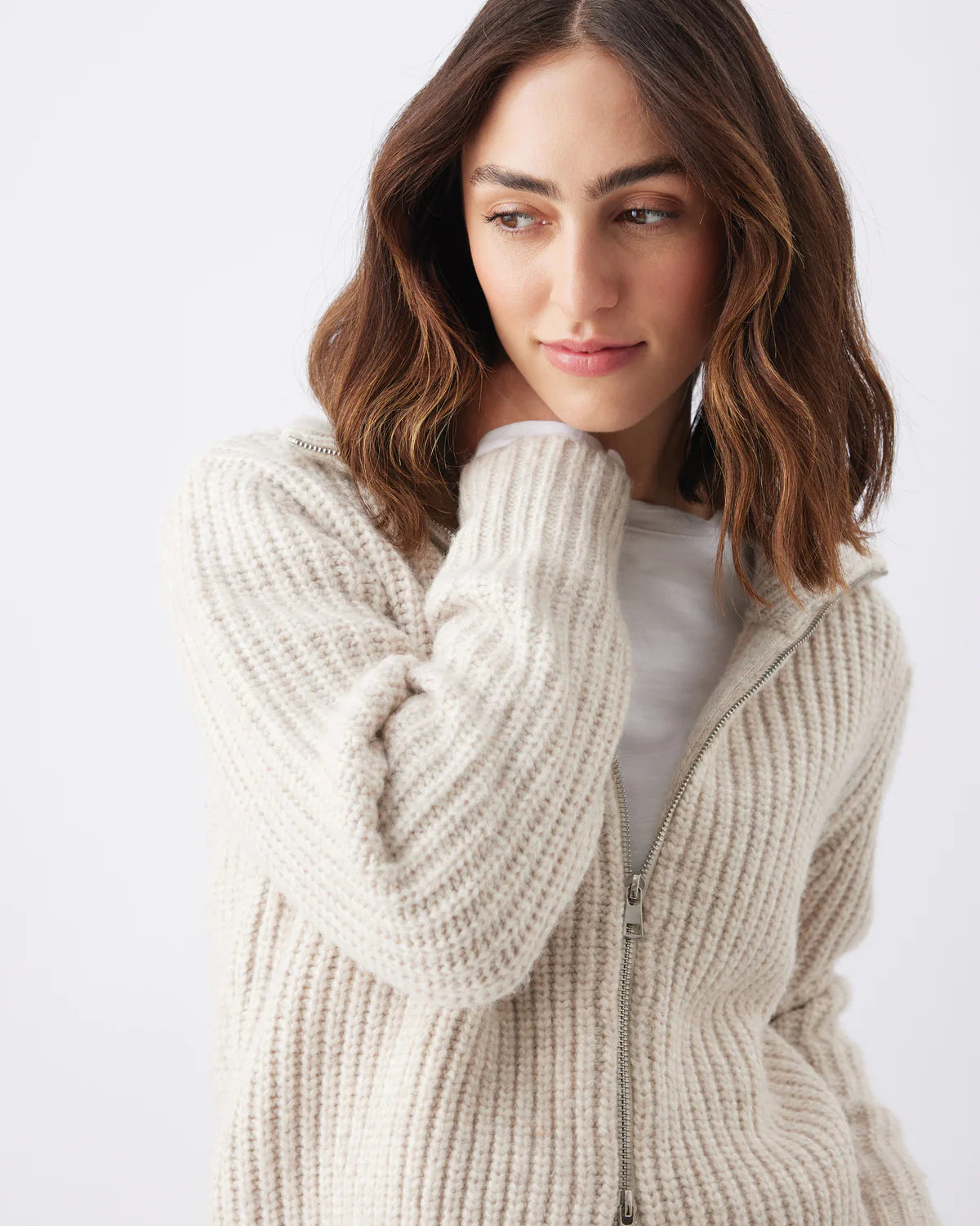 Ripe Layla Zip Through Knit