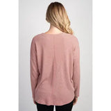 Relaxed Fit Maternity Long Sleeve Top