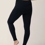 Louisa Ultra High Waisted Leggings in Black with Pockets