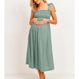 Smocked Midi Dress