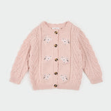 Knit Cardigan Floral