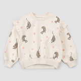 Long Sleeve Sweatshirt and Legging Set Cheetah Print