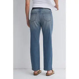 Maternity Straight Leg Jeans with Over the Belly Panel