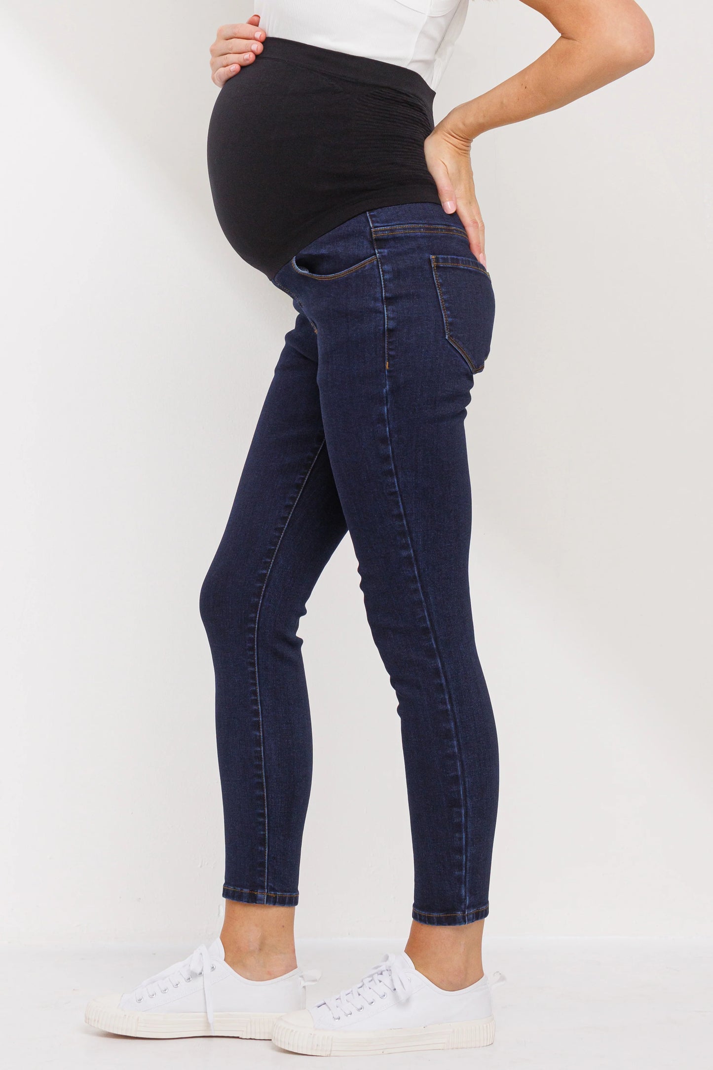 Hello Miz Stretch Maternity Skinny Denim with Full Panel