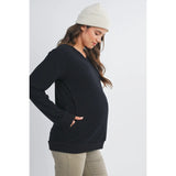 Maternity Nursing Pullover Top with Double Access