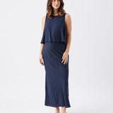 Lena Linen Nursing Dress